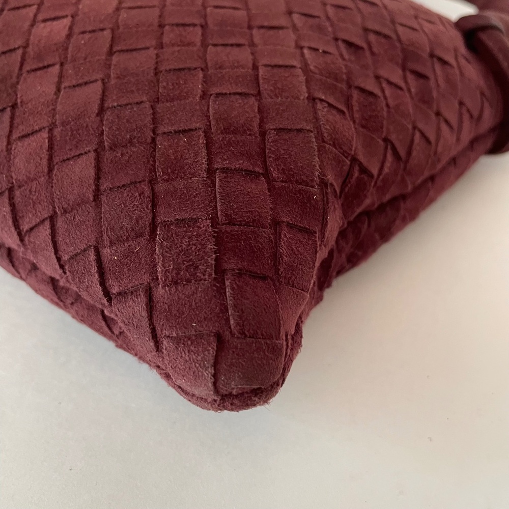 Bottega Veneta Intrecciato Suede Handbag Brown - Picture 9 of 16